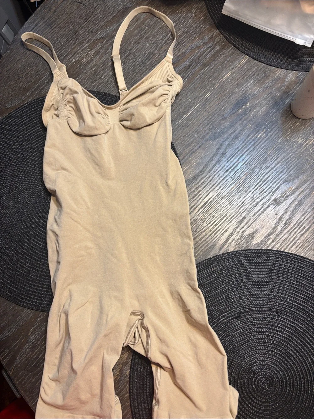 SKIMS Mica XL seamless sculpt shortie bodysuit (smokers)